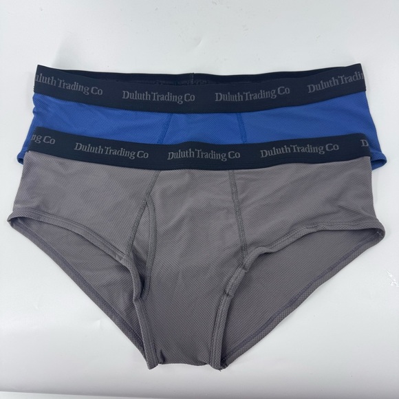 Duluth Trading Co ( 2 Pair ) Men's Underwear - Blue and Gray - Picture 1 of 7